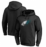 Men's Philadelphia Eagles Pro Line by Fanatics Branded Gradient Logo Pullover Hoodie Black FengYun,baseball caps,new era cap wholesale,wholesale hats